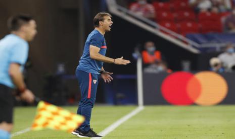 Pelatih Sevilla, Julen Lopetegui.