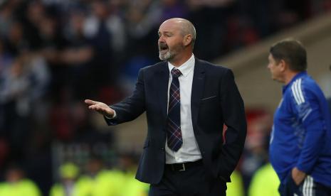 Pelatih Skotlandia Steve Clarke.