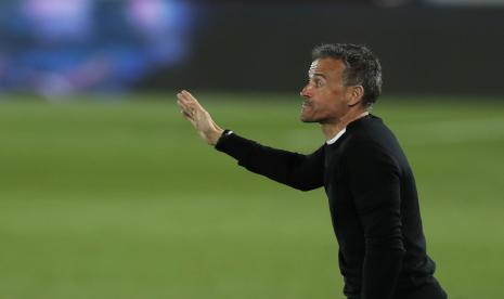 Pelatih timnas Spanyol Luis Enrique.