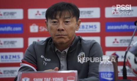 Indonesian national coach Shin Tae-yong.