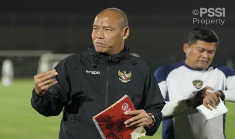 Pelatih timnas Indonesia U-17 Nova Arianto.