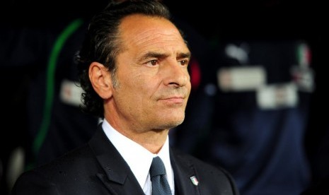 Pelatih timnas Italia, Cesare Prandelli.