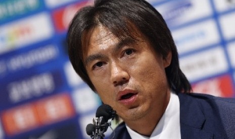 Pelatih timnas Korsel, Hong Myung-bo.