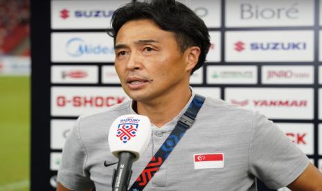 Pelatih timnas SIngapura di Piala AFF 2020 Tatsuma Yochida.