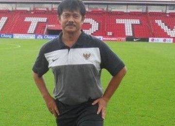 pelatih timnas U-12 Indra Safri