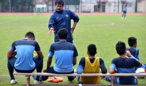 Pelatih timnas U-19, Indra Sjafri.