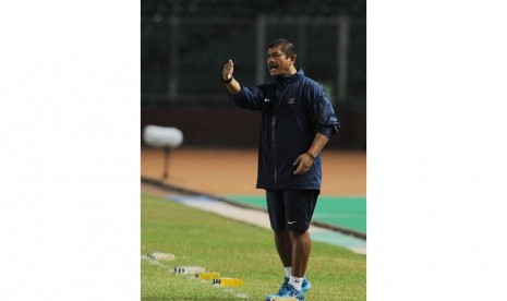 Pelatih Timnas U19; Indra Sjafrie 