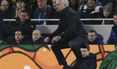 Pelatih Tottenham Hotspur, Jose Mourinho.