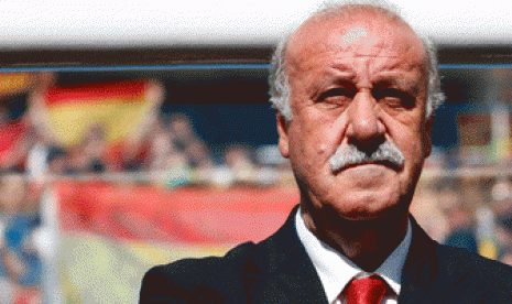 Pelatih Vicente del Bosque.