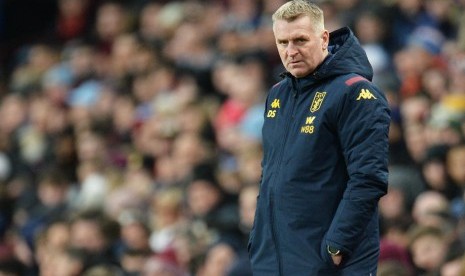 Pelatih Aston Villa Dean Smith kecewa kepada VAR dalam laga melawan Manchester United (MU)