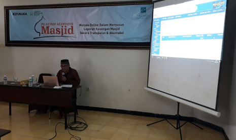 Pelatihan Akuntansi Masjid yang digelar Republika dan Institut Akuntansi Masjid di Hotel Cakra Kusuma Yogyakarta, Sabtu (10/3).