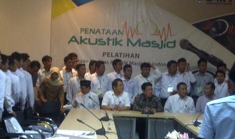 Pelatihan akustik masjid yang digelar DMI.