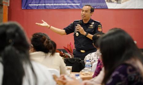 Pelatihan dan sharing session kepada pelaku UMKM oleh Bea Cukai Bali, Rabu (30/8/2023).