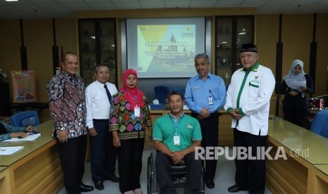 Pelatihan Peningkatan Kapasitas bagi Mustahik yang digelar Baznas Kabupaten Sleman di kantor Bank Sleman, Rabu (20/3).