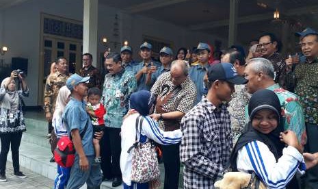 Pelepasan 21 KK transmigran dari DIY ke lokasi Tanjung Buka SP 6B Kabupaten Bulungan  Provinsi Kalimantan Utara.