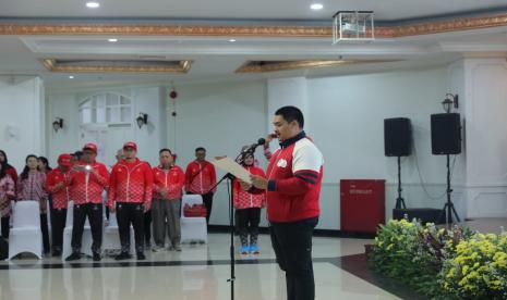 Pelepasan kontingen Indonesia untuk berlaga di ajang SOWSG 2023 Berlin.