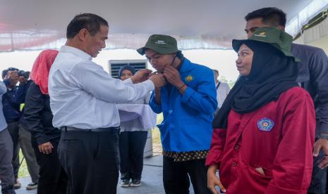 Pelepasan program Magang Studi Independen Bersertifikat (MSIB) dalam kerangka Merdeka Belajar Kampus Merdeka (MBKM). 