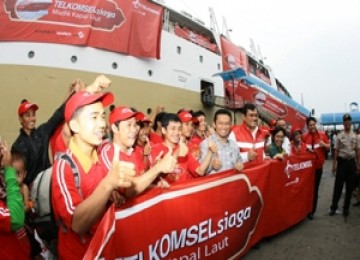 Pelepasan mudik kapal laut di pelabuhan Tanjung Priok