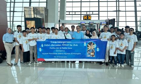 Pelita Air berkolaborasi dengan Patra Jasa menggelar Safari Ramadhan dengan mengajak anak-anak yatim piatu untuk melakukan perjalanan wisata ke Bali.