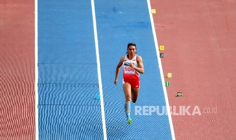 Pelompat jauh Indonesia Maria Nathalia Londa.