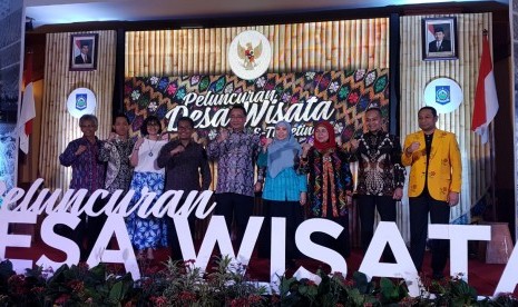 Peluncuran 100 Desa Wisata dan e-ticketing bekerjasama dengan GOERS, Senin (29/7).