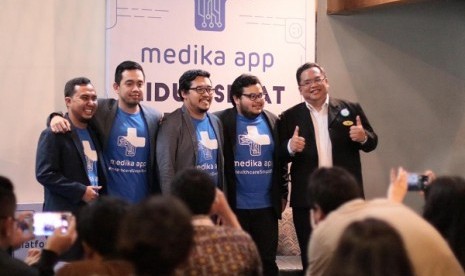 Peluncuran Aplikasi Medika App di Jakarta.