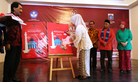 Peluncuran buku Mugalemon di Museum Seni dan Keramik, Kawasan Kota Tua, Jakarta, Jumat (19/10) sore.