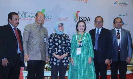 Peluncuran  Indonesian Sustainable Development Goals Award (ISDA) dan Indonesian Corporate Social Responsibility Awards (ICA) 2017 dilaksanakan di Jakarta, Selasa (28/2).