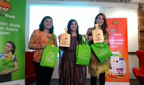 Peluncuran kampanye Ramadhan HappyFresh, Rabu (8/6).