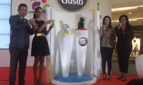 Peluncuran Mini Me dari Nescafe, Selasa (2/9), di Plaza Senayan.