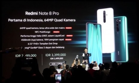 Peluncuran ponsel Xiaomi Redmi Note 8 Pro (Ilustrasi)