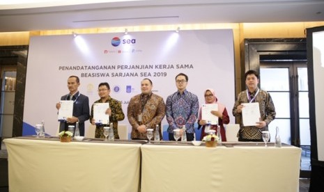 Peluncuran program beasiswa SEA di Jakarta, beberapa waktu lalu.