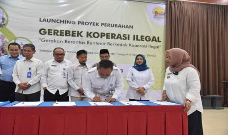 Peluncuran program Gerebek Koperasi Ilegal 