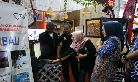 Peluncuran Purbalingga Expo 2022 di Halaman Parkir sisi selatan GOR Goentoer Darjono, Kamis (15/12/22) malam