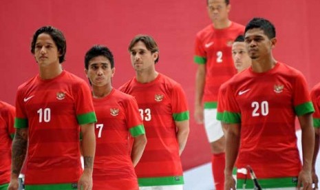 Peluncuran seragam timnas piala AFF 2012.