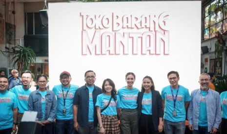 Peluncuran trailer dan poster film Toko Barang Mantan, Jakarta, Selasa.