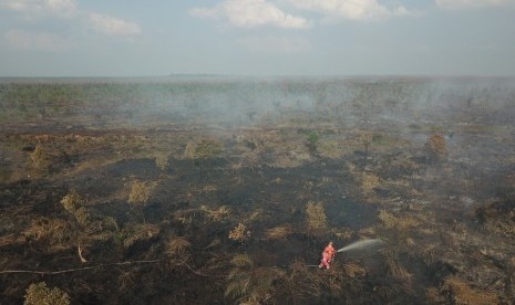 Pemadaman titik api yang muncul di Kabupaten Ogan Komering Ilir (OKI) dilakukan tim terpadu dengan melibatkan Manggala Agni Kementerian Lingkunghan Hidup dan Kehutanan, TNI, Polri, pihak swasta, masyarakat peduli api atau MPA dan aparat desa. Kapolda Sumsel Irjen Pol Zulkarnain bersama Kepala BPPD Sumsel Iriansyah turun langsung ikut memadamkan api.