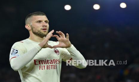  Pemain AC Milan Ante Rebic.