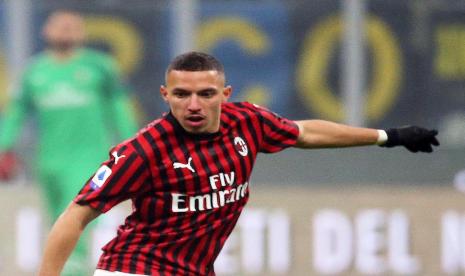 Pemain AC Milan Ismael Bennacer.