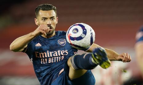 Pablo Mari saat memperkuat Arsenal