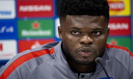 Gelandang bertahan Atletico Madrid Thomas Partey