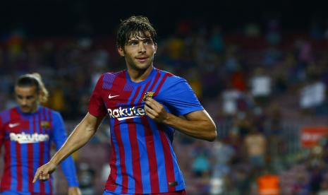 Pemain Barcelona Sergi Roberto.