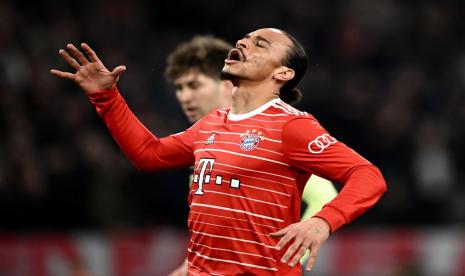 Pemain Bayern Munchen Leroy Sane. 