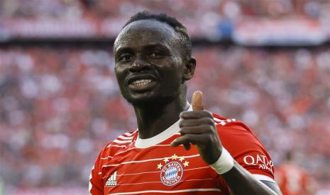 Striker Bayern Muenchen dan timnas Senegal, Sadio Mane.