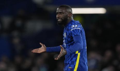 Bek Chelsea, Antonio Rudiger. Real Madrid mendapatkan Rudiger pada bursa transfer musim panas 2022.