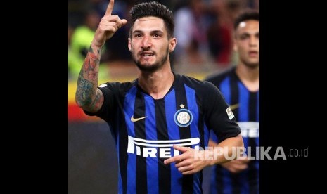 Pemain gelandang Inter Milan Matteo Politano