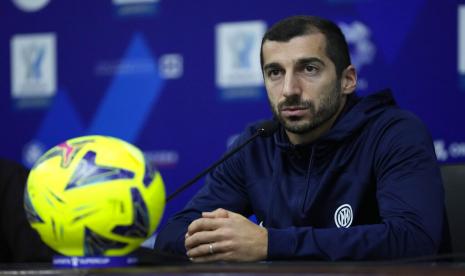 Gelandang Inter Milan asal Armenia, Henrikh Mkhitaryan.