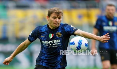 Pemain Inter Milan Nicolo Barella.