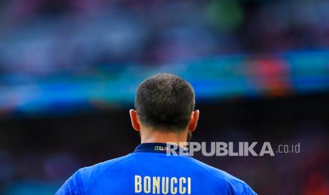 Pemain belakang timnas Italia, Leonardo Bonucci.