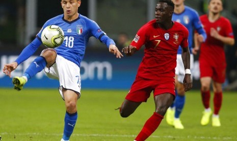 Pemain Italia Nicolo Barella 